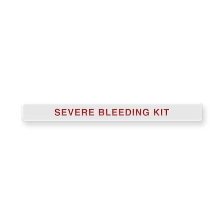 Permanent Adhesive Dome Label Severe Bleeding Kit